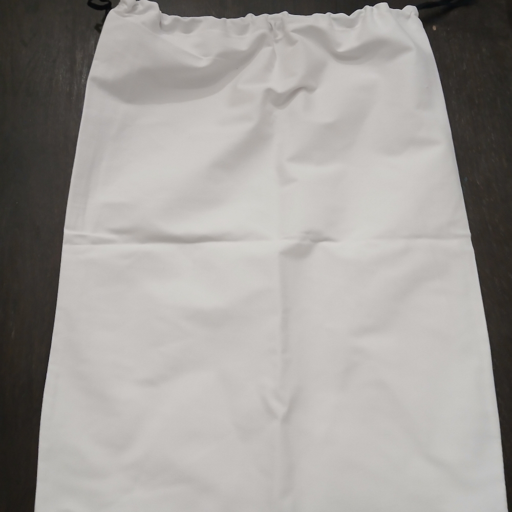 Balmain Paris Circle B White Logo Dust Bag Storage Cover Drawstring Bag Medium - Picture 9 of 9
